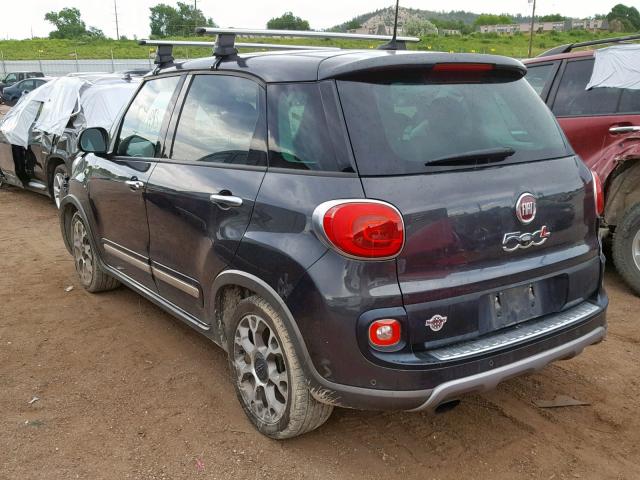 ZFBCFADH9EZ006130 - 2014 FIAT 500L TREKK BLACK photo 3