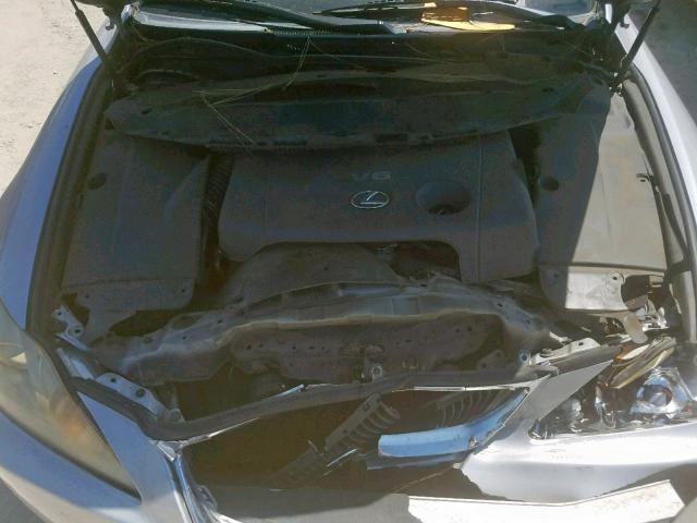 JTHBK262885061438 - 2008 LEXUS IS 250 SILVER photo 7