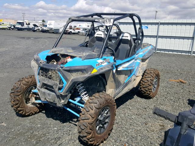 3NSVDE993KH829936 - 2019 POLARIS RZR XP 100 BLUE photo 2