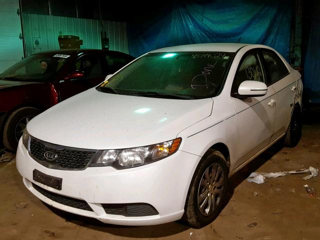 KNAFU4A20C5572969 - 2012 KIA FORTE EX WHITE photo 2