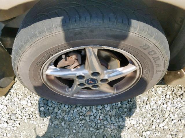 1G2WP52K53F109450 - 2003 PONTIAC GRAND PRIX GOLD photo 9