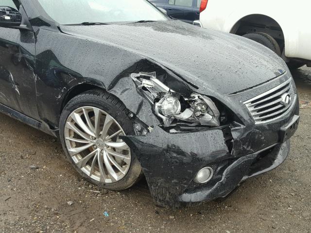 JN1CV6EL1CM473703 - 2012 INFINITI G37 BLACK photo 9