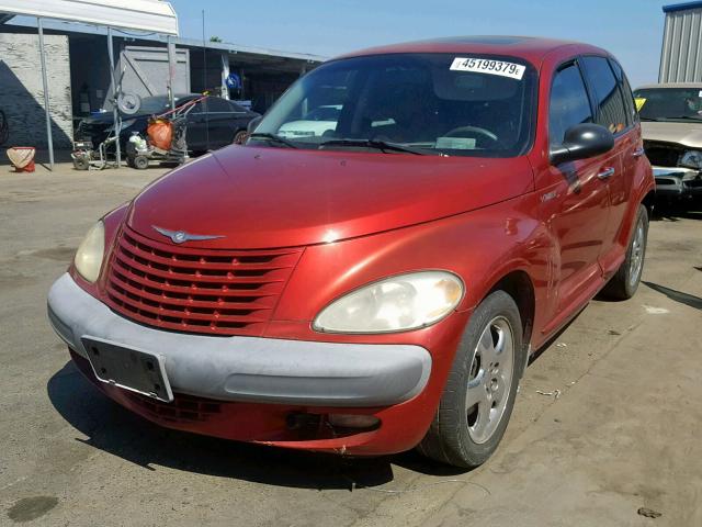 3C8FY4BB81T697252 - 2001 CHRYSLER PT CRUISER RED photo 2