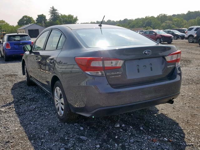 4S3GKAA68K3612885 - 2019 SUBARU IMPREZA GRAY photo 3