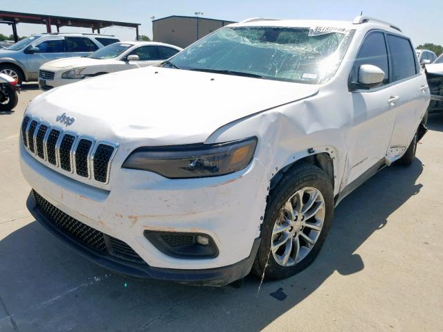 1C4PJLLB9KD232764 - 2019 JEEP CHEROKEE L WHITE photo 2