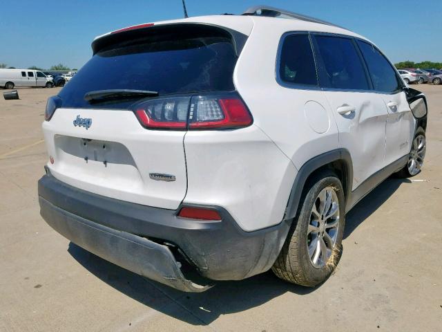 1C4PJLLB9KD232764 - 2019 JEEP CHEROKEE L WHITE photo 4