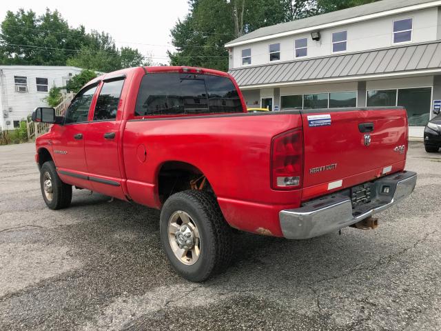 1D7KS28C46J202426 - 2006 DODGE RAM 2500 S წითელი ფოტო 3