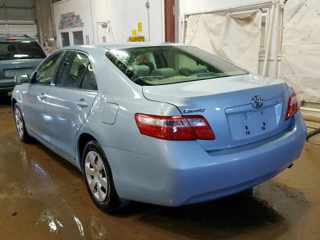 4T1BE46K97U521310 - 2007 TOYOTA CAMRY NEW BLUE photo 3