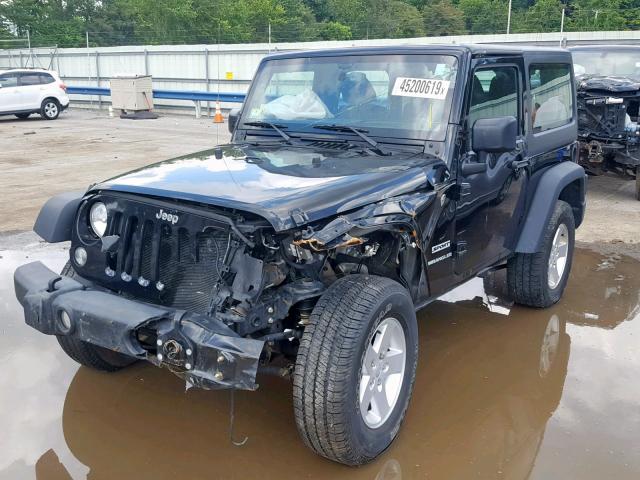 1C4AJWAG7HL521341 - 2017 JEEP WRANGLER S 黑色 照片 2