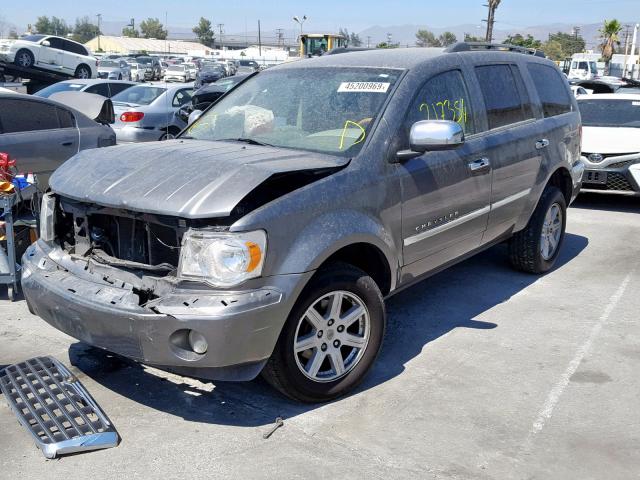 1A8HX58N27F543684 - 2007 CHRYSLER ASPEN LIMI GRAY photo 2