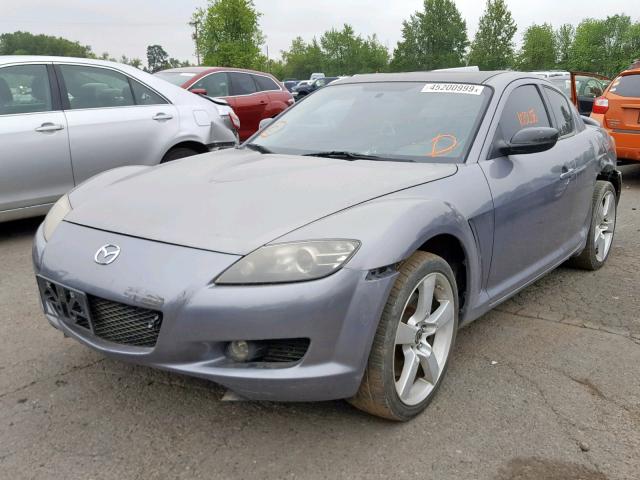 JM1FE17NX40103208 - 2004 MAZDA RX8 GRAY photo 2