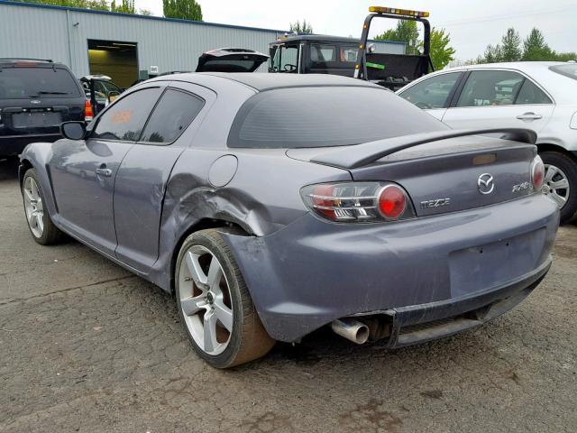 JM1FE17NX40103208 - 2004 MAZDA RX8 GRAY photo 3