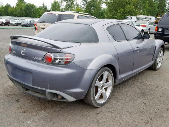 JM1FE17NX40103208 - 2004 MAZDA RX8 GRAY photo 4