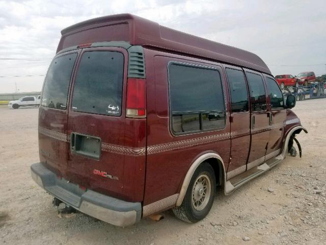 1GDFG15R6T1041603 - 1996 GMC SAVANA RV BURGUNDY photo 4