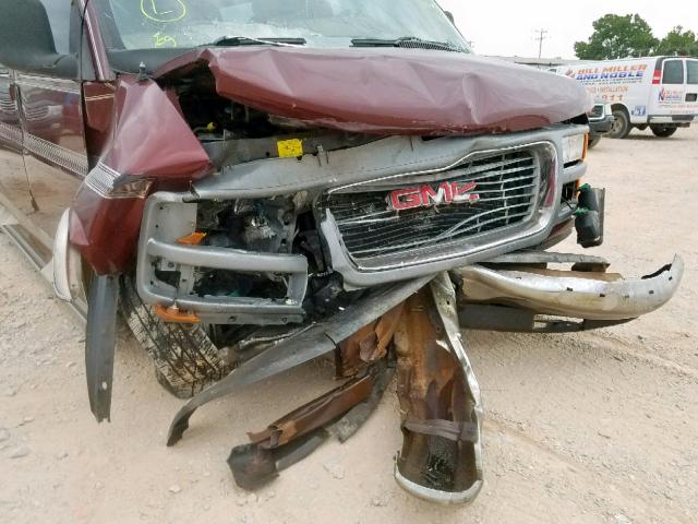 1GDFG15R6T1041603 - 1996 GMC SAVANA RV BURGUNDY photo 9