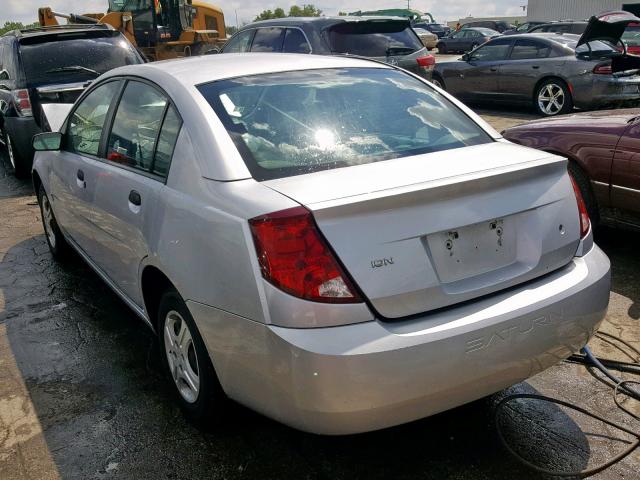 1G8AG52F04Z126871 - 2004 SATURN ION LEVEL SILVER photo 3