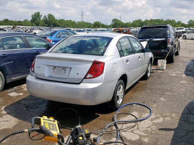 1G8AG52F04Z126871 - 2004 SATURN ION LEVEL SILVER photo 4