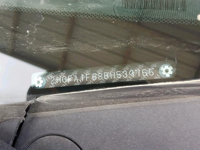 2HGFA1F68BH539765 - 2011 HONDA CIVIC LX-S Mavi foto 10