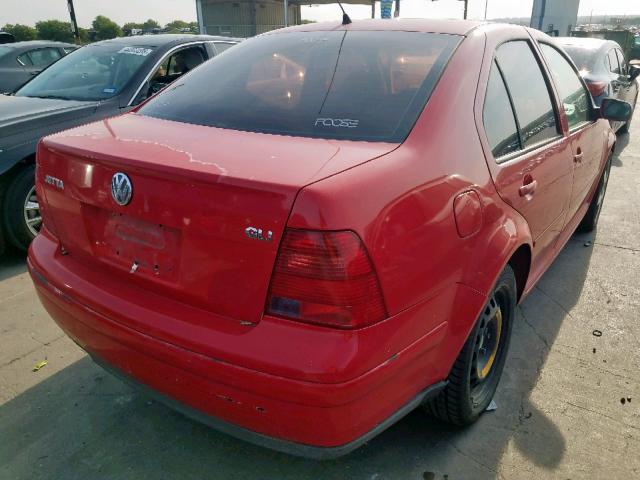 3VWVH69M63M097176 - 2003 VOLKSWAGEN JETTA GLI RED photo 4