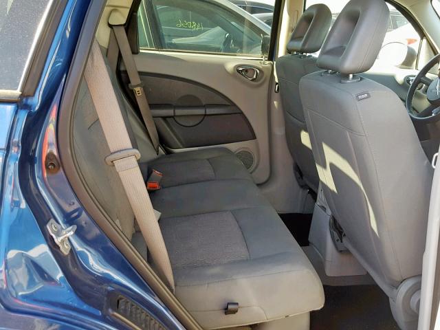 3A4GY5F96AT156729 - 2010 CHRYSLER PT CRUISER BLUE photo 6