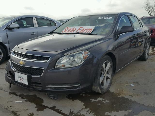 1G1ZC5E13BF173176 - 2011 CHEVROLET MALIBU 1LT CHARCOAL photo 2