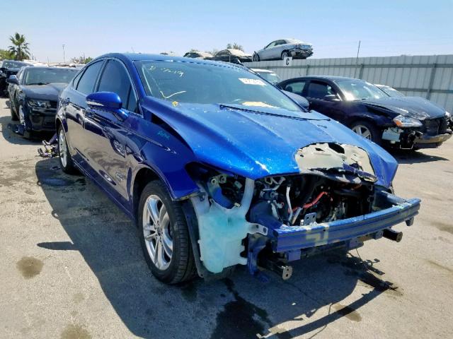 3FA6P0SU8GR157569 - 2016 FORD FUSION TIT BLUE photo 1