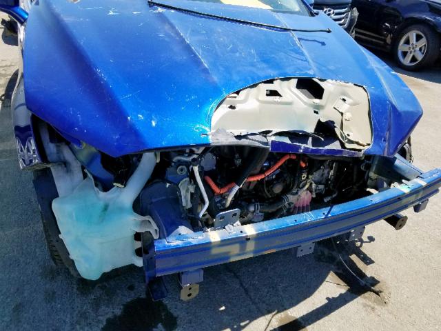 3FA6P0SU8GR157569 - 2016 FORD FUSION TIT BLUE photo 9