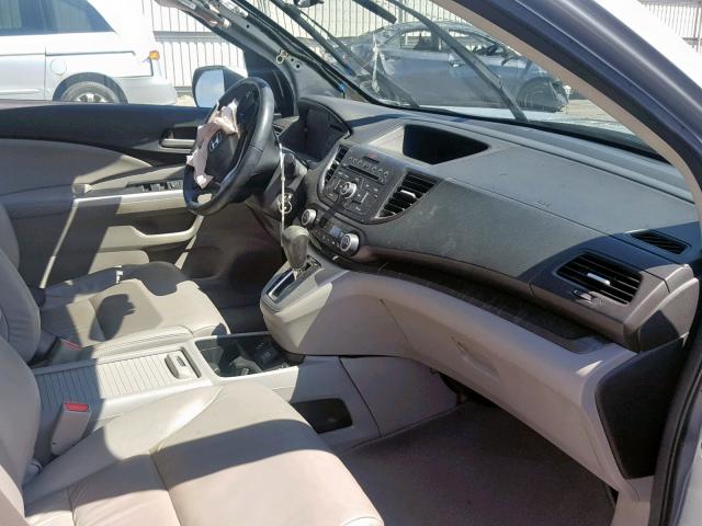 2HKRM3H79EH516849 - 2014 HONDA CR-V EXL SILVER photo 5