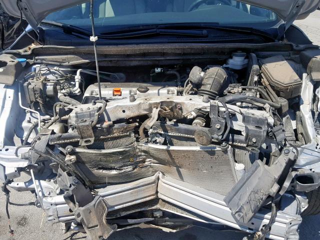 2HKRM3H79EH516849 - 2014 HONDA CR-V EXL SILVER photo 7