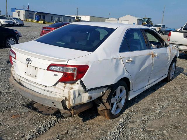 4T1BF1FK5EU817580 - 2014 TOYOTA CAMRY L WHITE photo 4