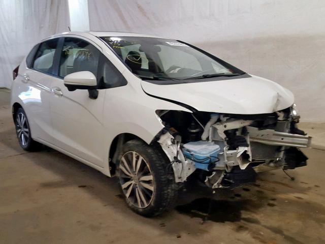 3HGGK5H88FM773998 - 2015 HONDA FIT EX WHITE photo 1