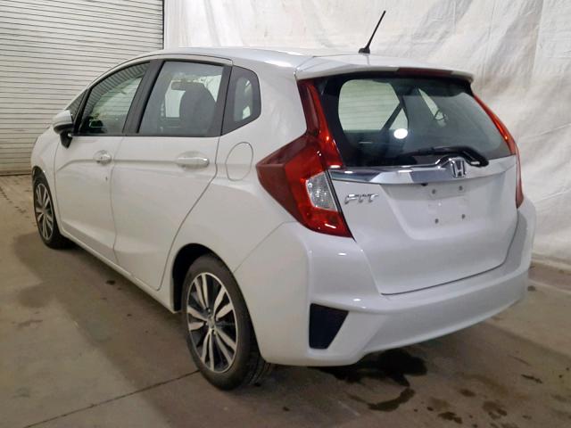 3HGGK5H88FM773998 - 2015 HONDA FIT EX WHITE photo 3