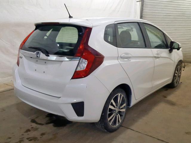 3HGGK5H88FM773998 - 2015 HONDA FIT EX WHITE photo 4