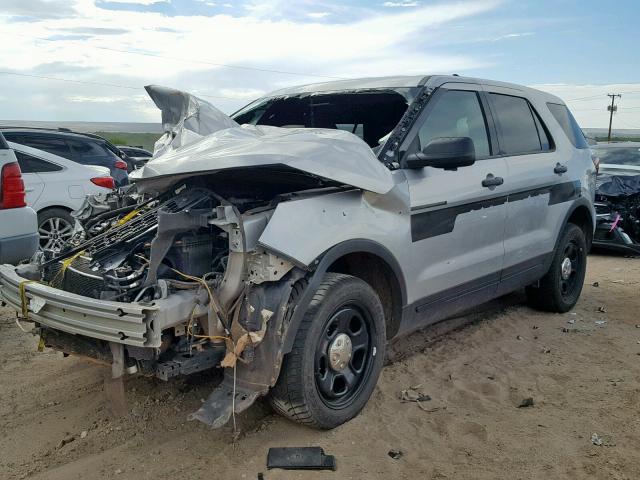 1FM5K8ARXGGC36731 - 2016 FORD EXPLORER P SILVER photo 2