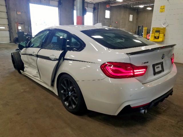 WBA4J7C51JBB98804 - 2018 BMW 440XI GRAN WHITE photo 3