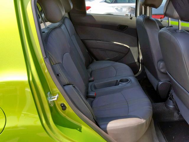 KL8CB6S93EC480622 - 2014 CHEVROLET SPARK LS GREEN photo 6