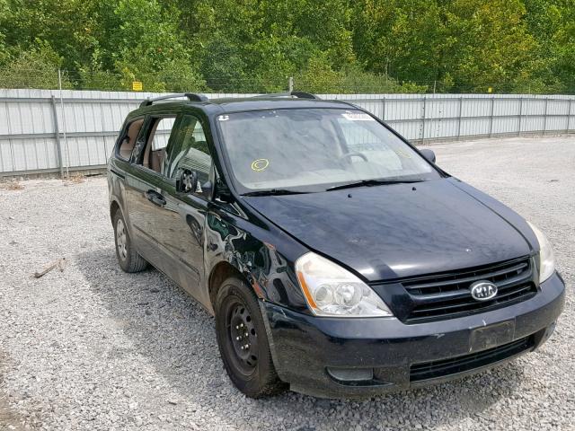 KNDMG4C38A6334186 - 2010 KIA SEDONA LX BLACK photo 9