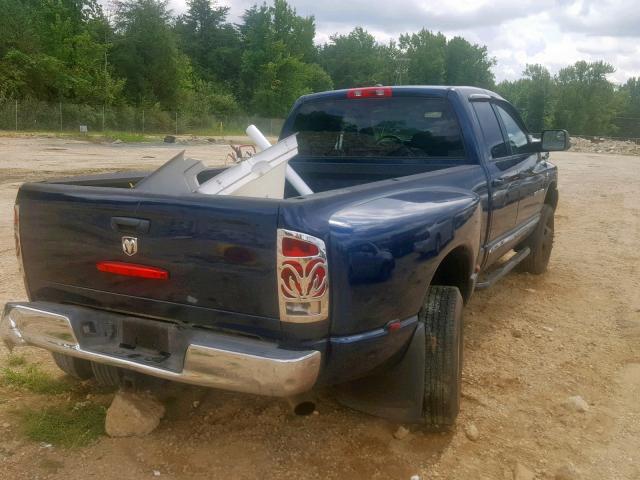 3D7MX48C26G207907 - 2006 DODGE RAM 3500 S BLUE photo 4