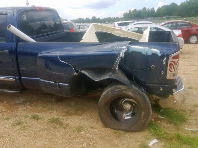 3D7MX48C26G207907 - 2006 DODGE RAM 3500 S BLUE photo 9