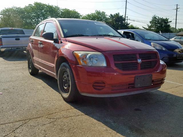 1B3HB28BX7D569327 - 2007 DODGE CALIBER RED photo 1