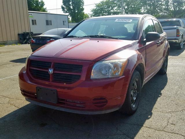 1B3HB28BX7D569327 - 2007 DODGE CALIBER RED photo 2