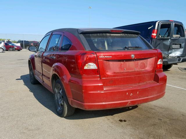 1B3HB28BX7D569327 - 2007 DODGE CALIBER RED photo 3