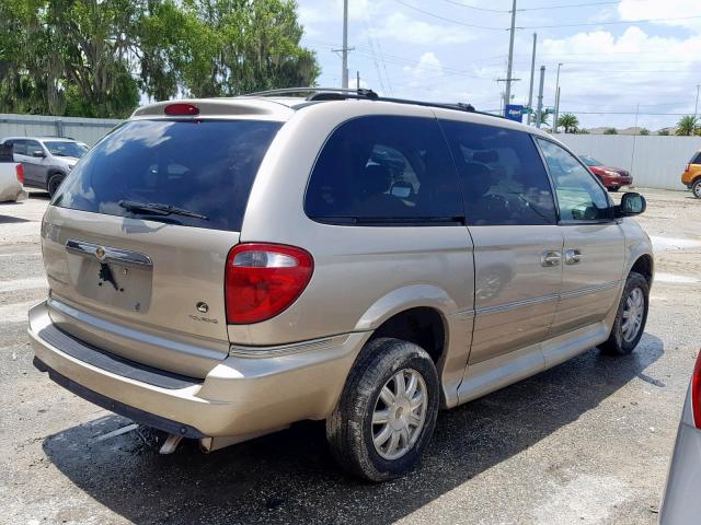 2A4GP54L27R140752 - 2007 CHRYSLER TOWN & COU GOLD photo 4