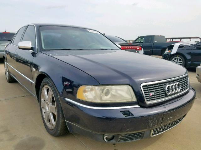 WAUGU44D02N007914 - 2002 AUDI S8 QUATTRO BLUE photo 1