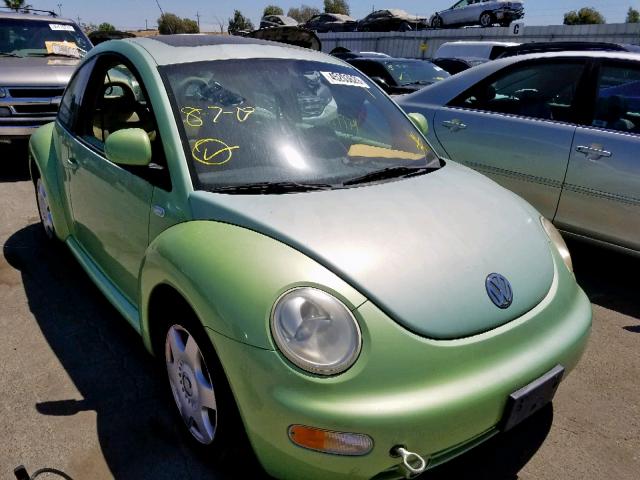 3VWCD21CXYM492323 - 2000 VOLKSWAGEN NEW BEETLE მწვანე ფოტო 1