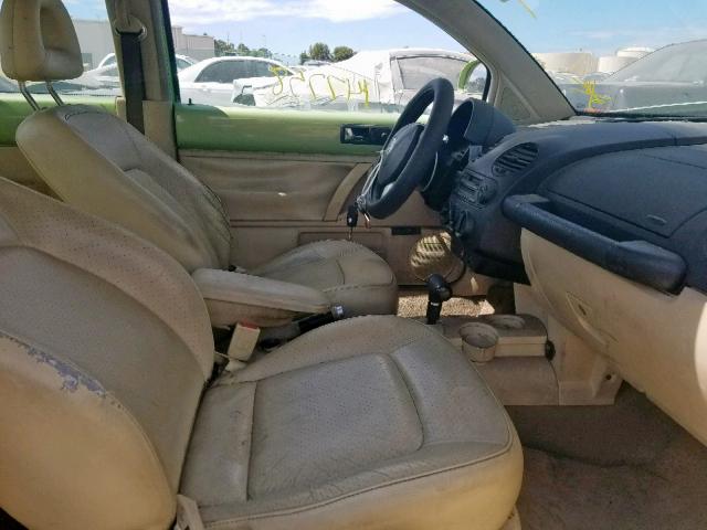 3VWCD21CXYM492323 - 2000 VOLKSWAGEN NEW BEETLE მწვანე ფოტო 5