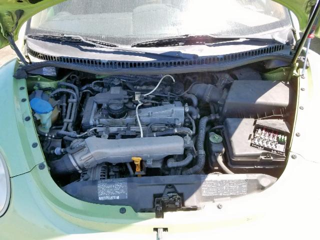3VWCD21CXYM492323 - 2000 VOLKSWAGEN NEW BEETLE მწვანე ფოტო 7