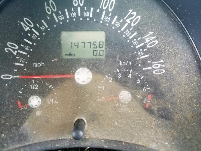 3VWCD21CXYM492323 - 2000 VOLKSWAGEN NEW BEETLE მწვანე ფოტო 8