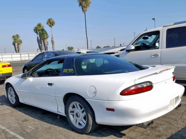 2G1FP22KXT2159667 - 1996 CHEVROLET CAMARO BAS WHITE photo 3