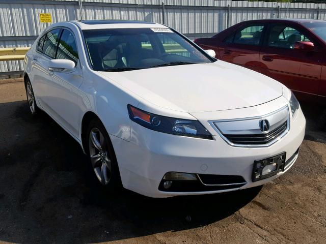 19UUA9F5XDA003298 - 2013 ACURA TL TECH WHITE photo 1